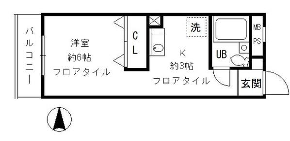 昭島コートエレガンスＤの物件間取画像